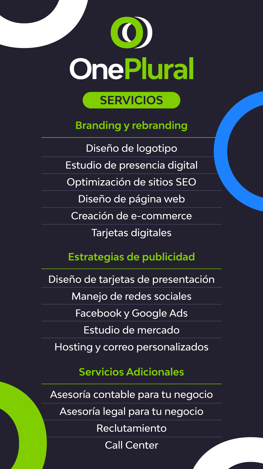 TablaServicios_OnePlural